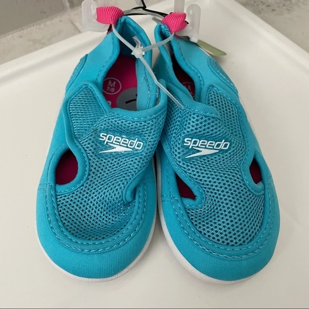 Speedo Hybrid Water Shoe Size M (7-8) Blue